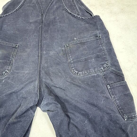 Carhartt FR Flame Resistant Men's 42x34 Double Knee Bib Overall Navy 101627-410 - Picture 12 of 16